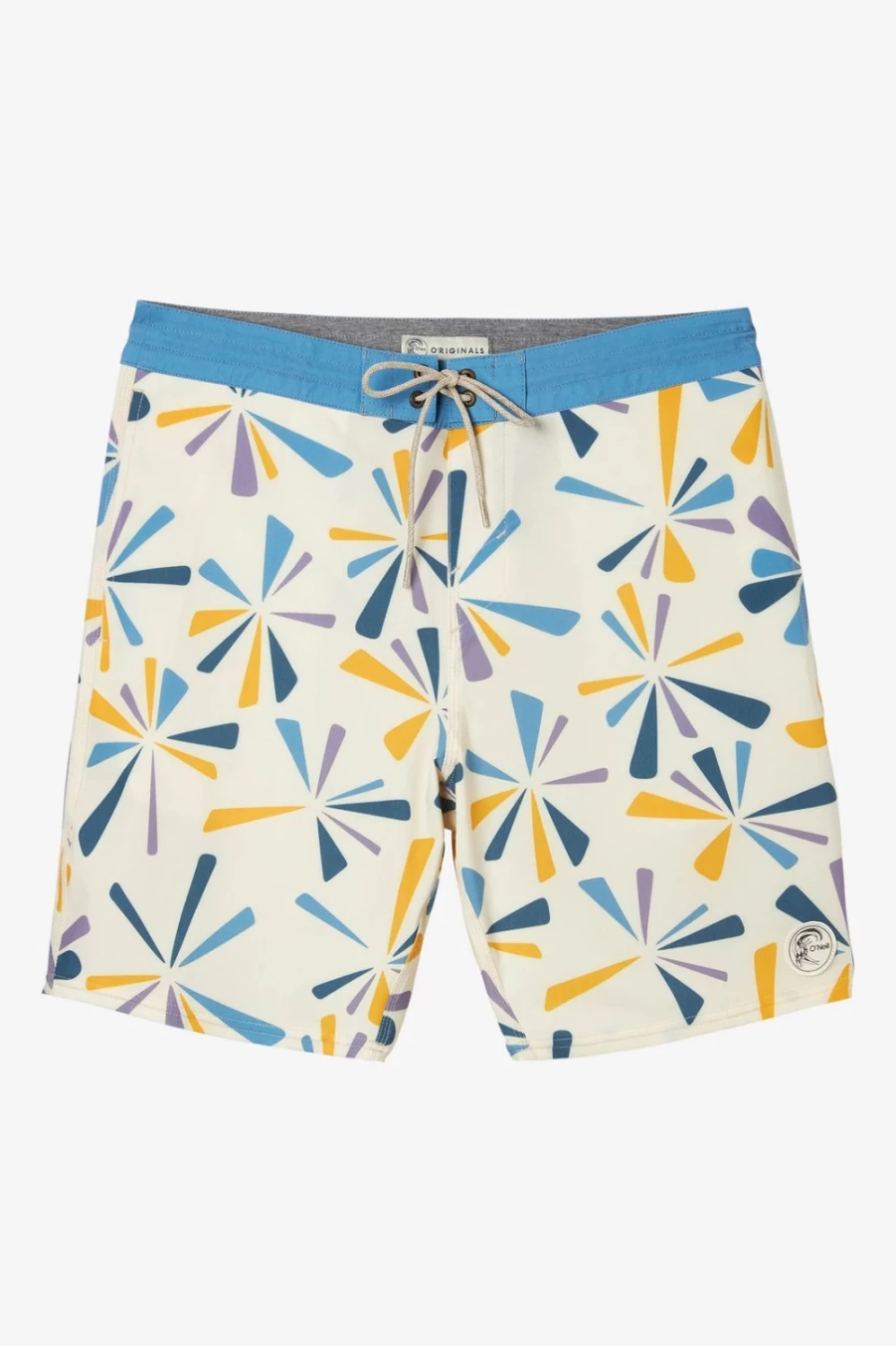 O'Neill Men's Sunburst Cruzer 18" Boardshorts - Cream