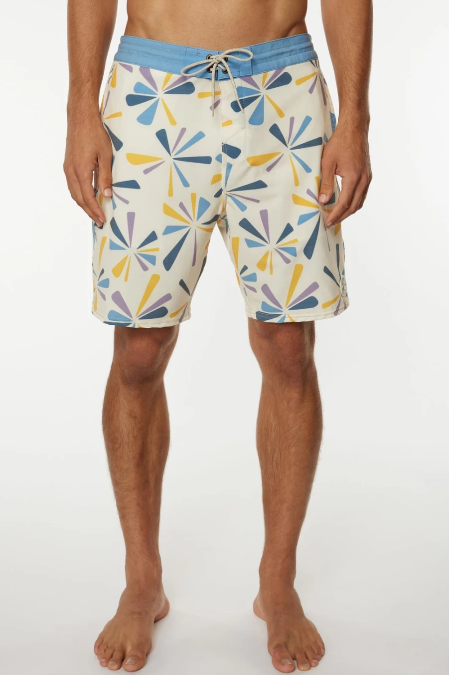 O'Neill Men's Sunburst Cruzer 18" Boardshorts - Cream