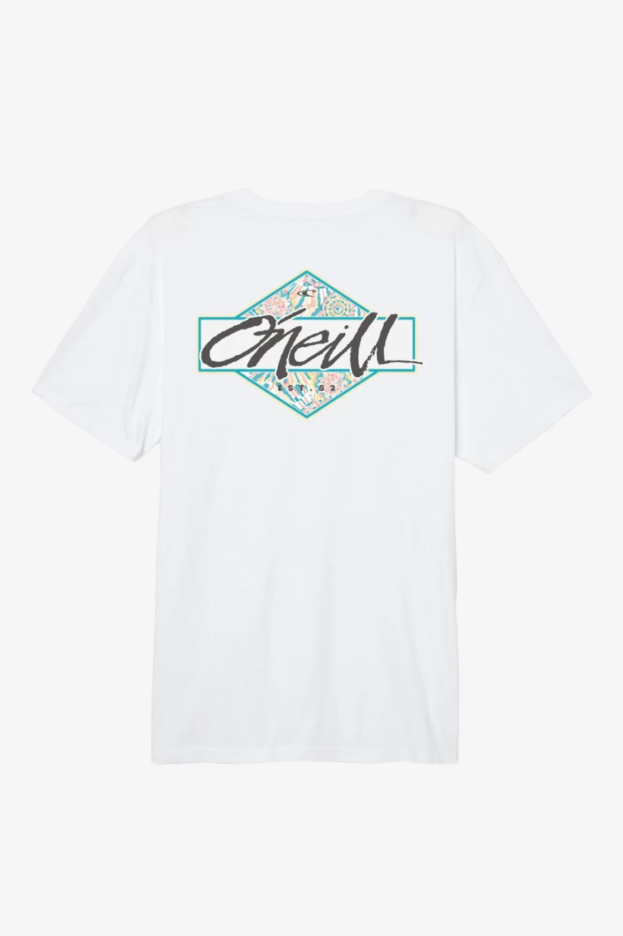 O'Neill Men's White Diamond Tee - Premium Cotton T-Shirt