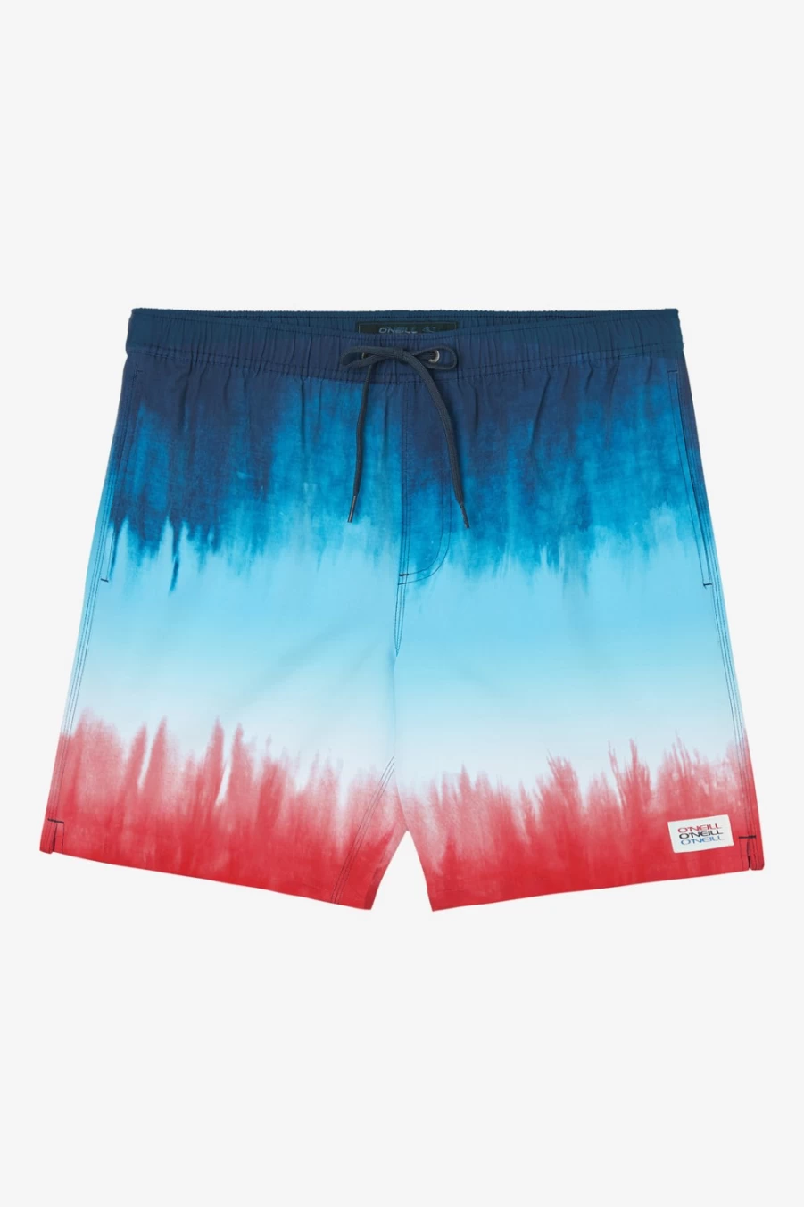 O'Neill Men's Hermosa 17" Boardshorts - Redwhtblue Swim Trunks for Men