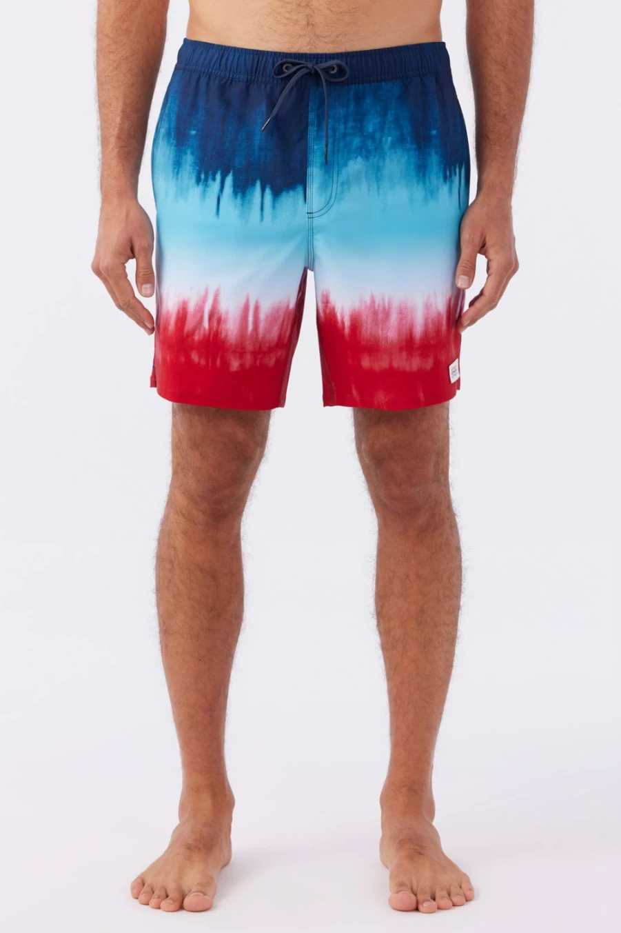 O'Neill Men's Hermosa 17" Boardshorts - Redwhtblue Swim Trunks for Men