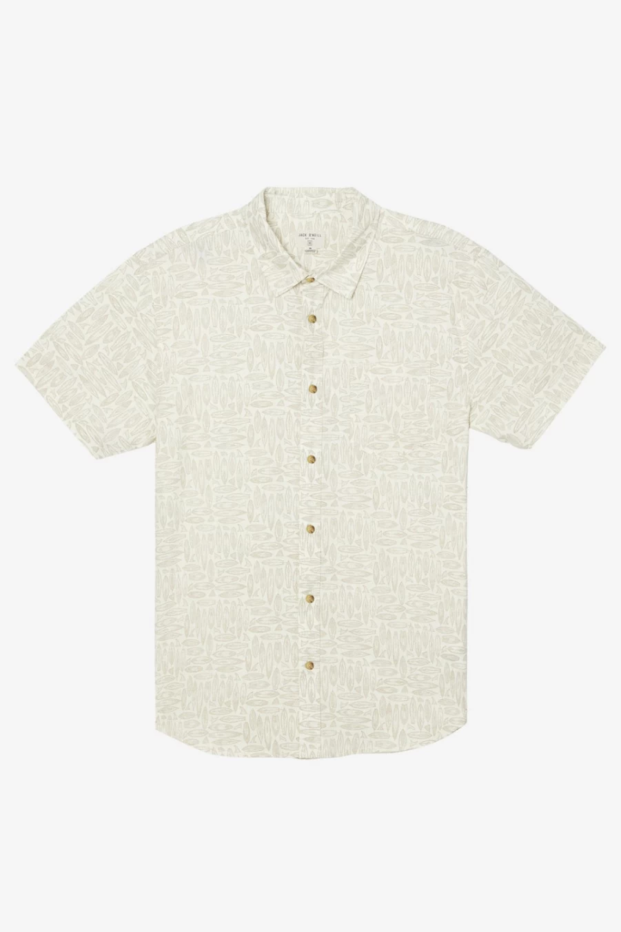 O'Neill Men's Cream Jack O'Neill Surf Shapes T-Shirt