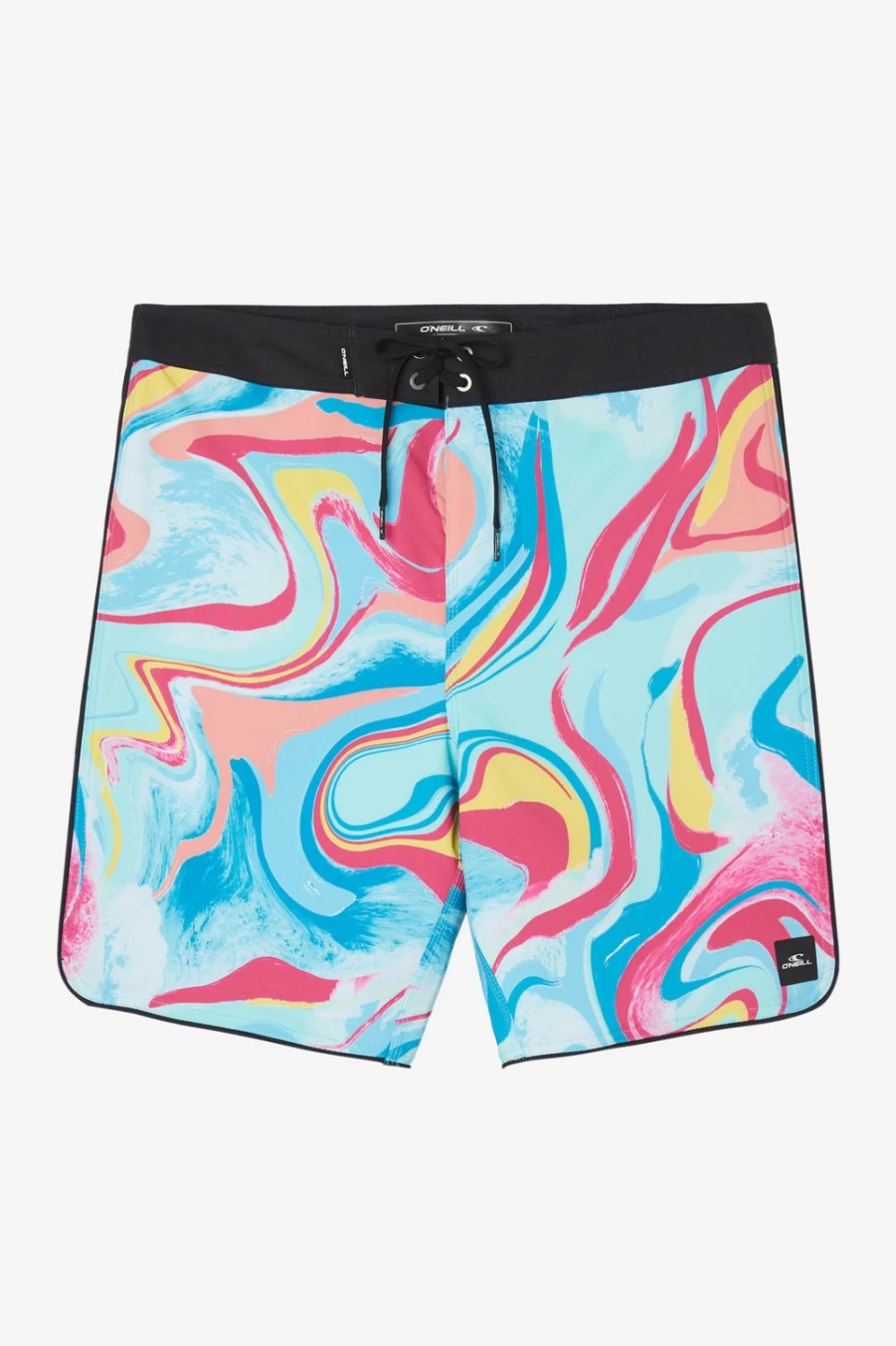 O'Neill Men's Hyperfreak Mysto Scallop 19" Multicolored Boardshorts