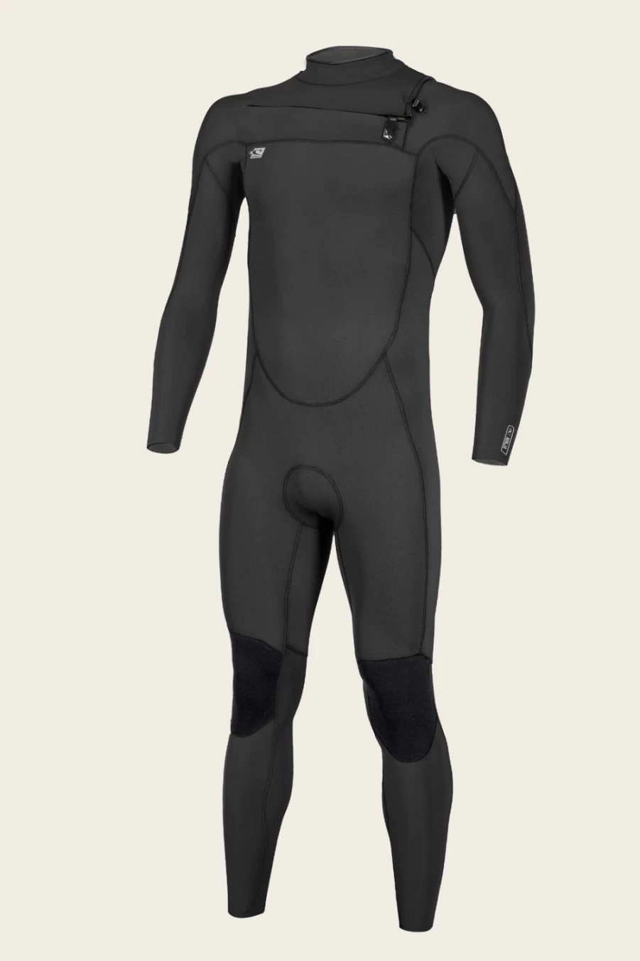 O'Neill Men's Ninja 3/2mm Chest Zip Full Wetsuit - Black/Black (Blk/Blk)