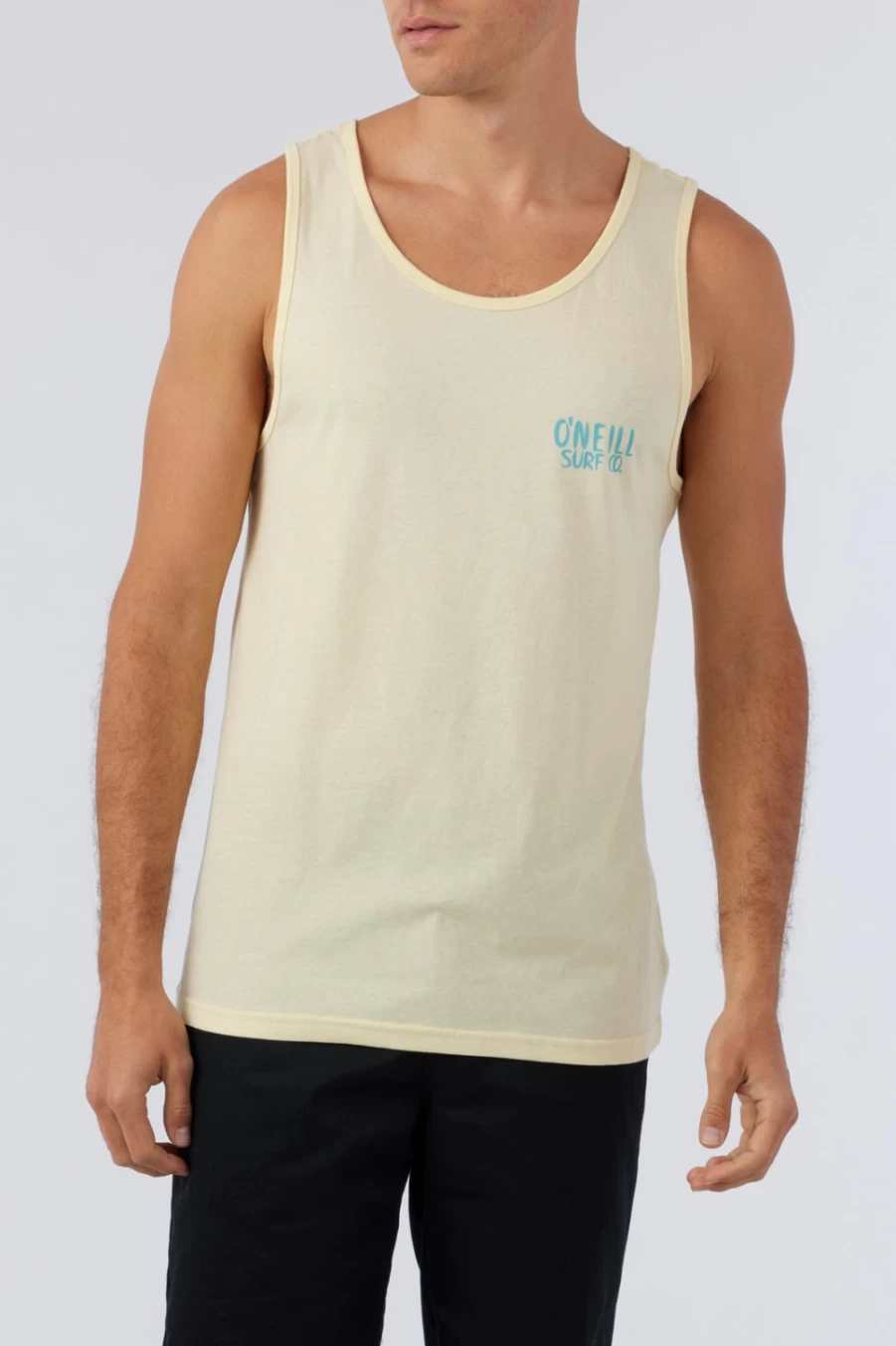 O'Neill Men's Hermit Tank Top in Pale Yellow - Lightweight Comfort Fit