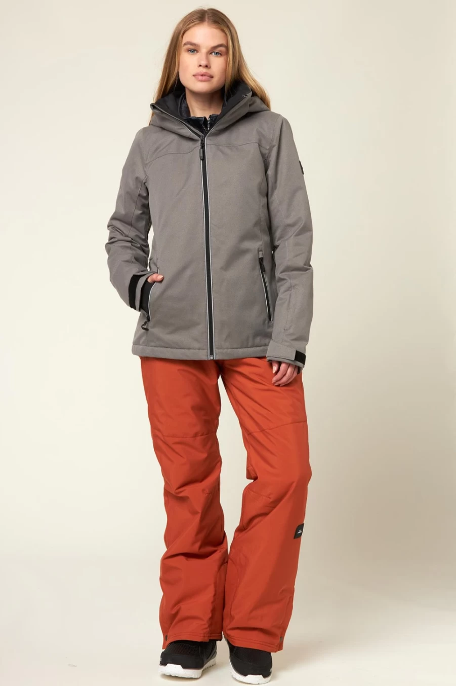 O'Neill Women's Vauxite Jacket 2.0 - Army Green Waterproof Windbreaker