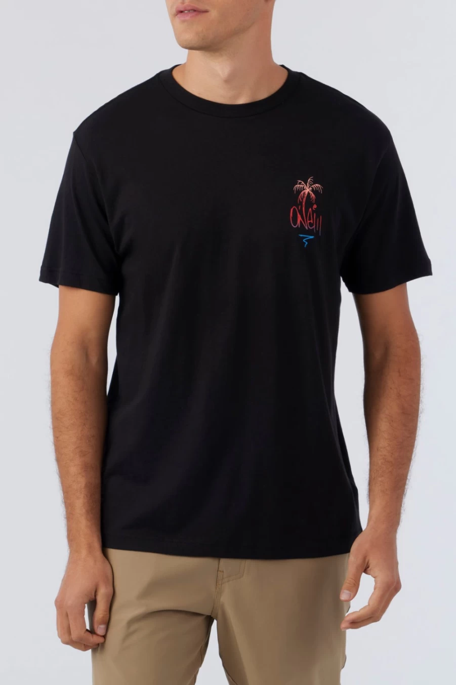 O'Neill Men's Black Sketchy Tee - Graphic T-Shirt for Casual Wear