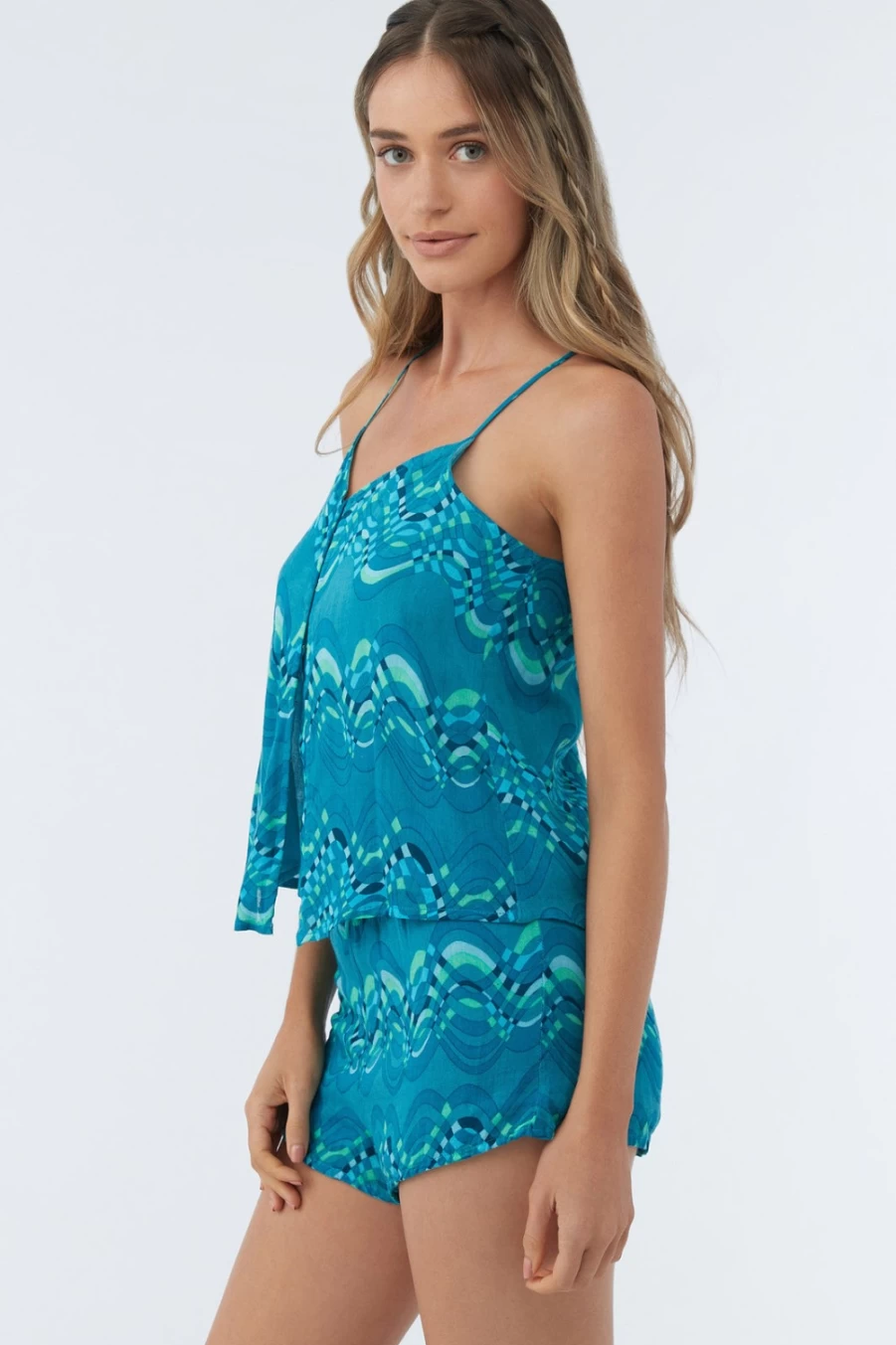 O'Neill Women's Janna Top in Bluemoon - Stylish & Comfortable Women's Apparel