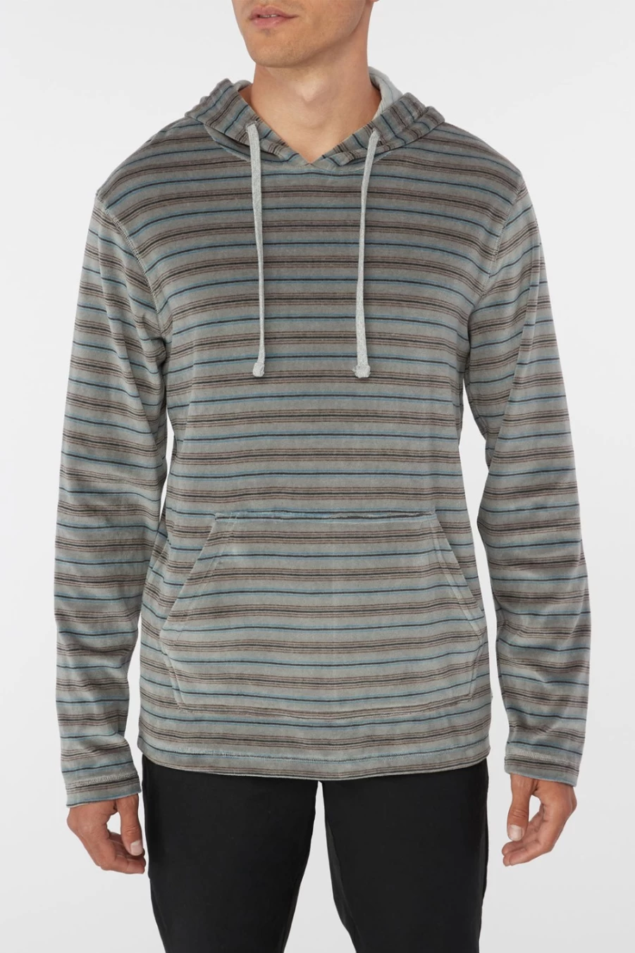 O'Neill Men's Light Grey Fleece Pullover - Newland Style Warm Comfortable Sweatshirt