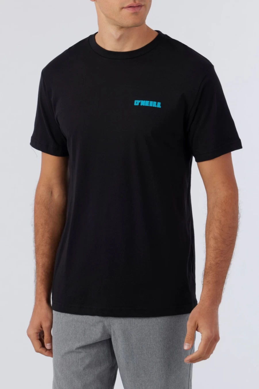 O'Neill Men's Black Tropo Tube Tee - Classic Fit Short Sleeve T-Shirt