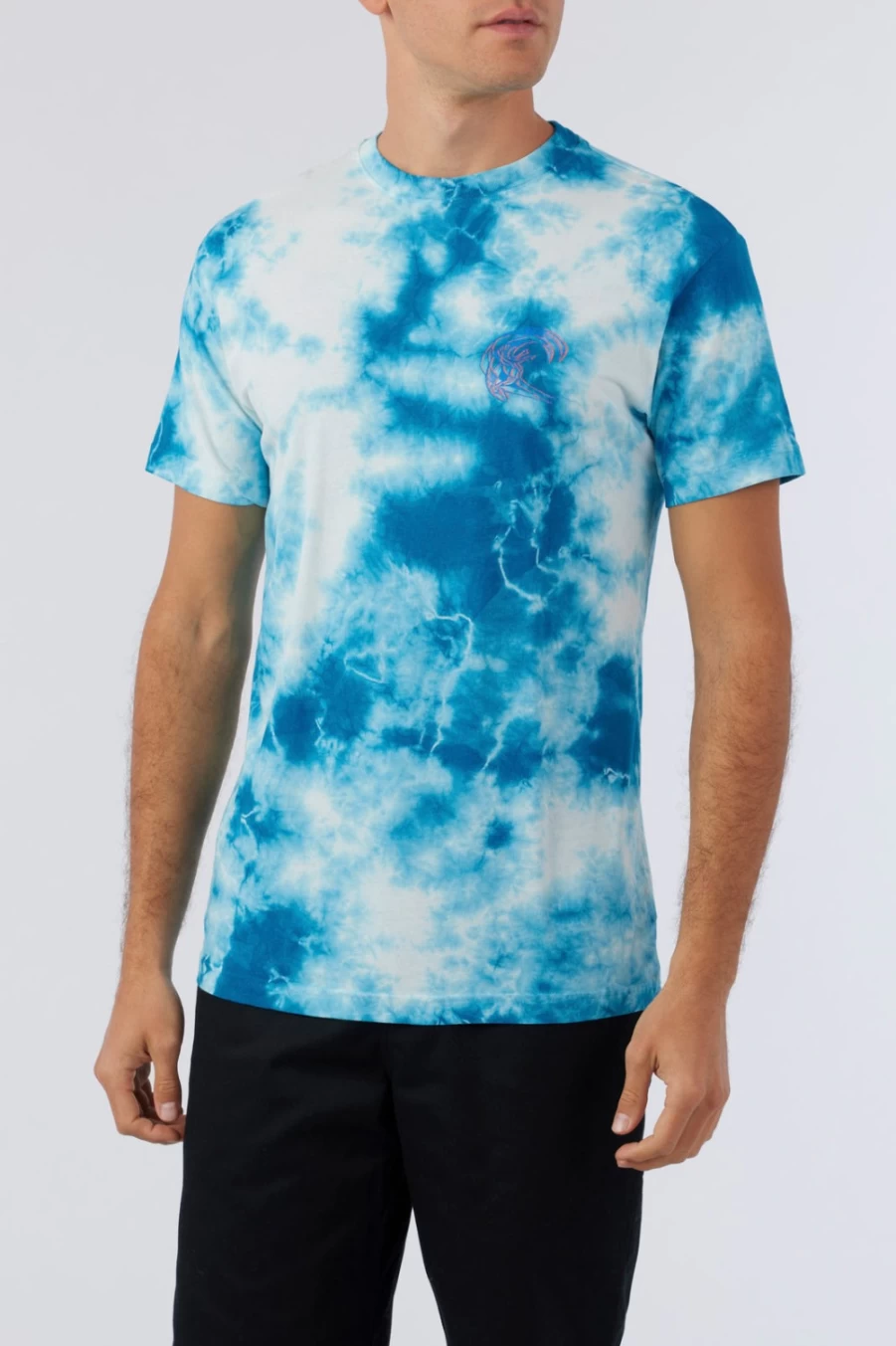 O'Neill Men's Etched In Tee - Medium Tie Dye T-Shirt
