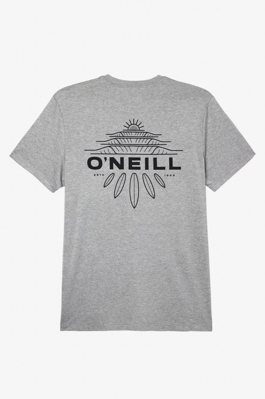 O'Neill Men's Traveler UPF T-Shirt in Heather Gray