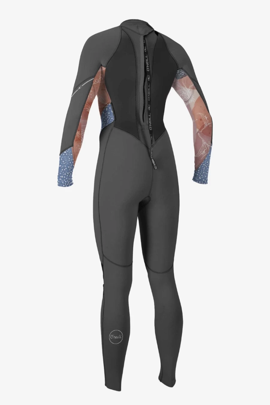O'Neill Women's Bahia 3/2mm Back Zip Full Wetsuit for Surfing & Water Sports