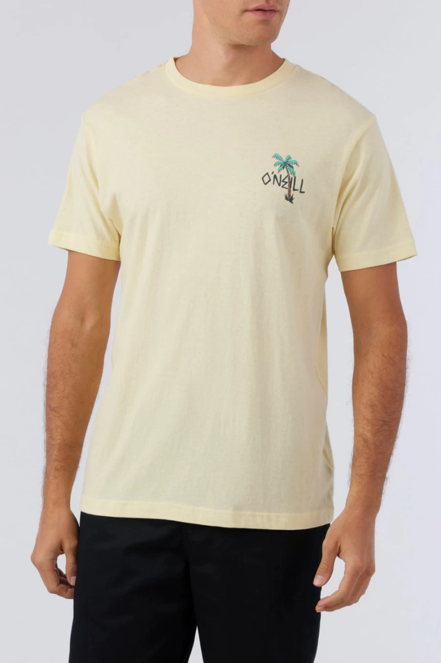O'Neill Men's Paleyellow Selfie Tee - Trendy Casual T-Shirt for Photogenic Style