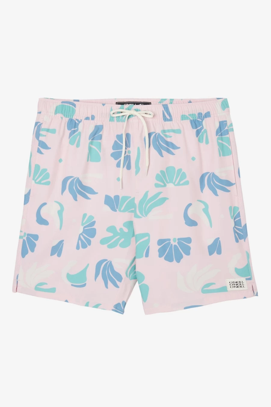 O'Neill Men's Hermosa 17" Boardshorts in Pinkdust - Quick-Dry Swim Trunks for Men