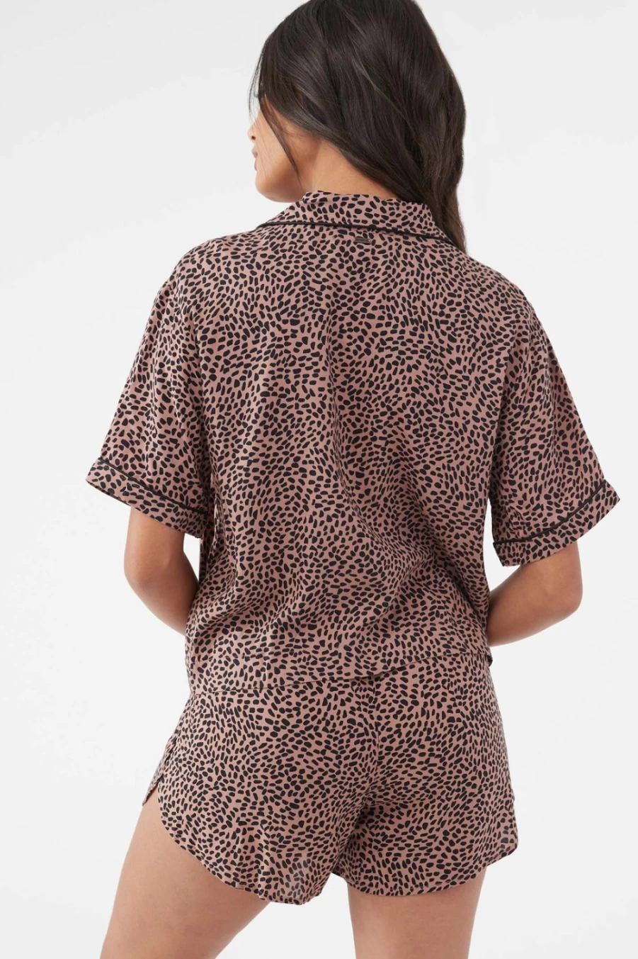 O'Neill Women's Black Skipp Pajama Set - Comfortable Sleepwear PJs