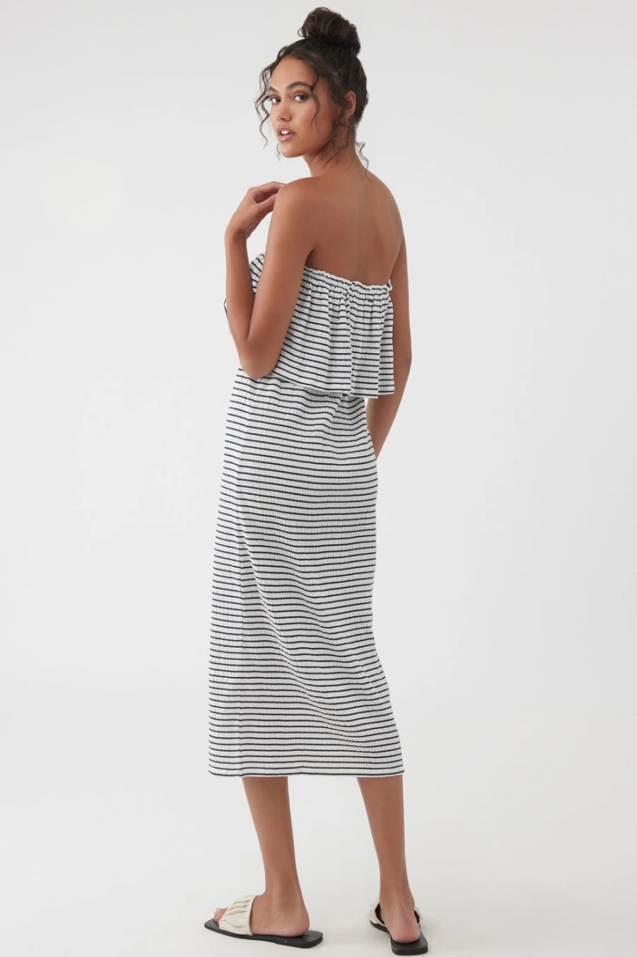 O'Neill Women's Slate Striped Midi Dress - Kole Style Casual Beachwear