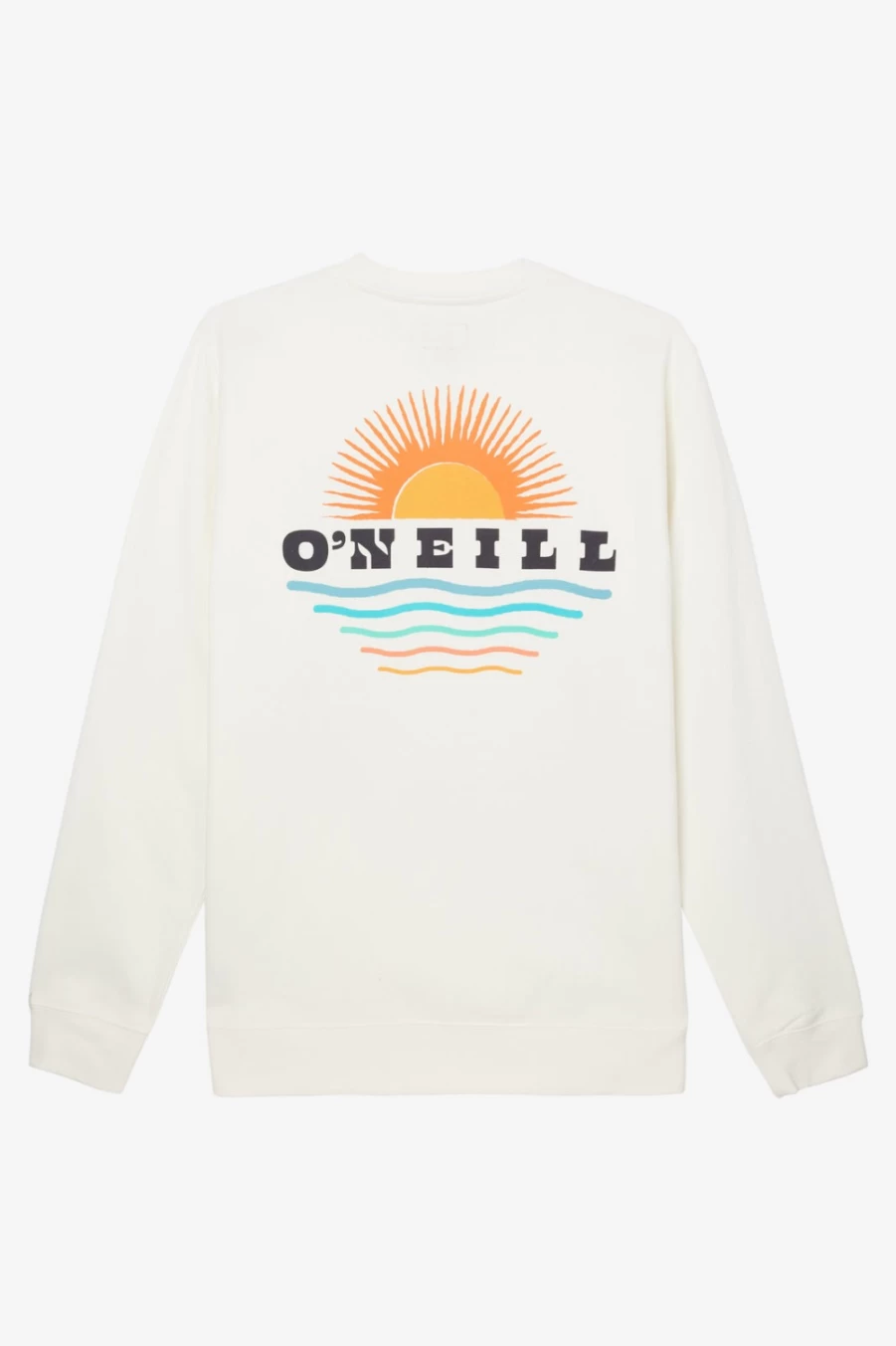 O'Neill Men's Fifty Two Crew Pullover Sweatshirt - Eggshell Color