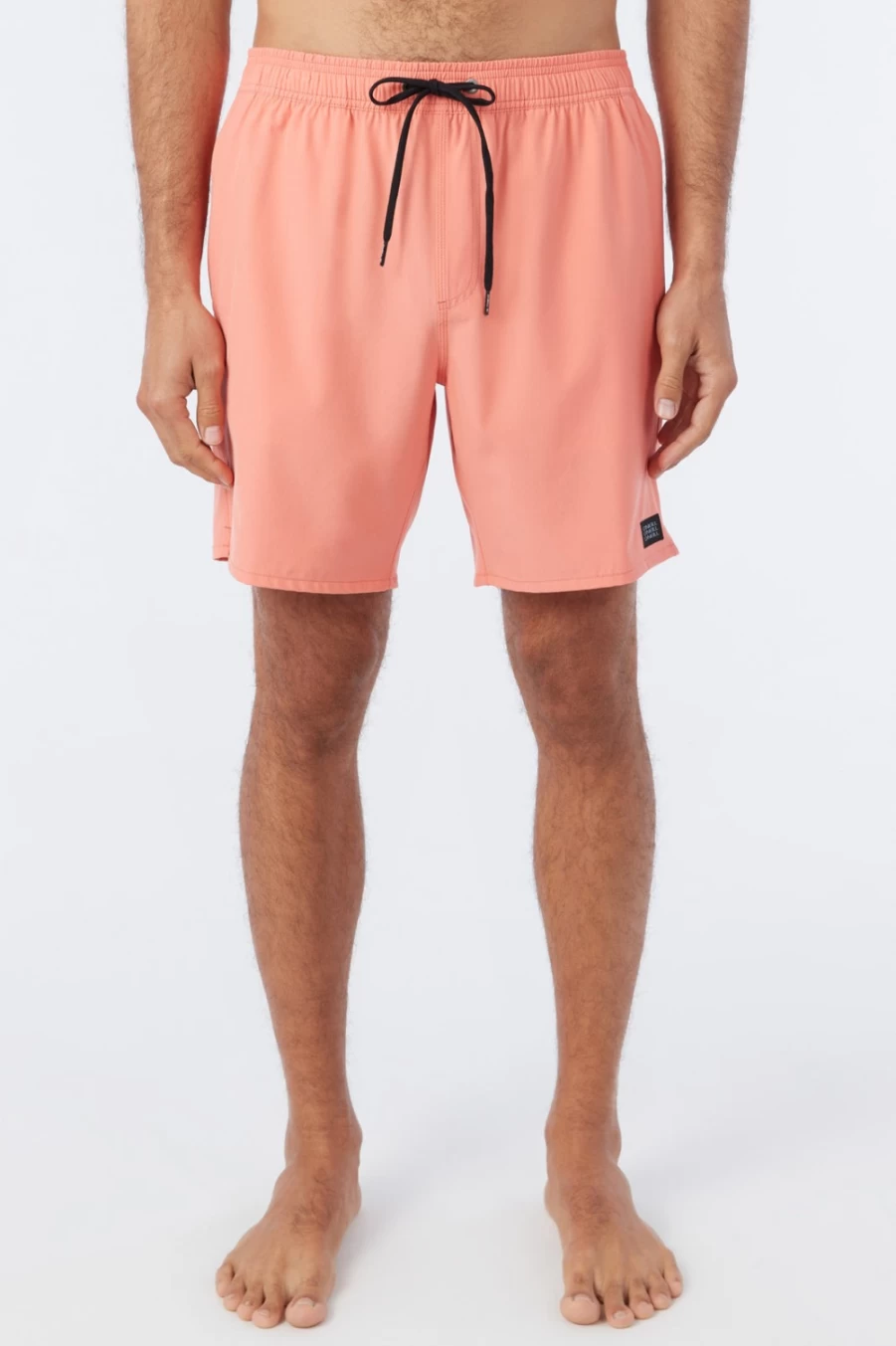 O'Neill Men's Hermosa Solid Coral 17" Boardshorts