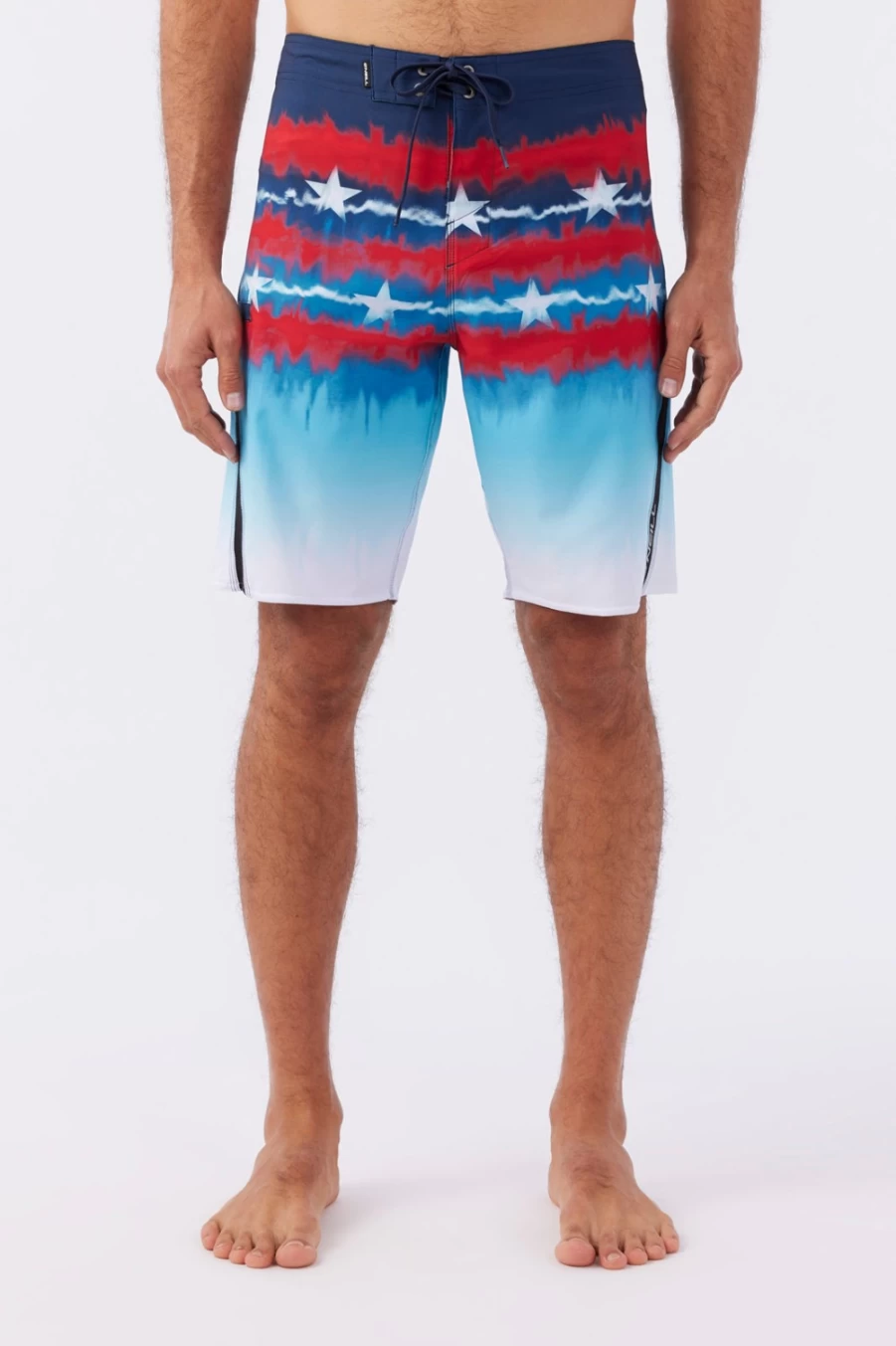 O'Neill Men's Superfreak 20" Boardshorts - Redwhtblue Swim Trunks for Men