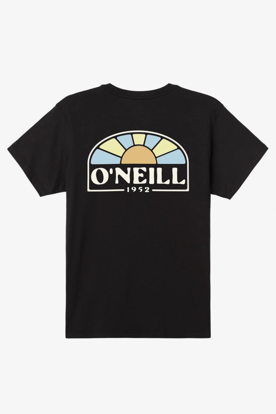 O'Neill Men's Black Sun Dial Graphic Tee T-Shirt