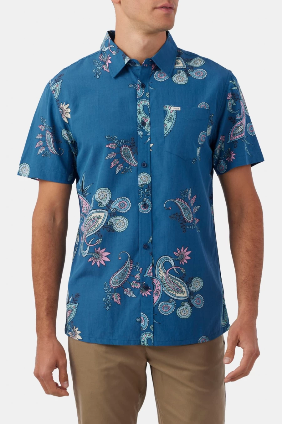 O'Neill Men's Eco Standard Shirt in Indigo - Sustainable Casual Wear