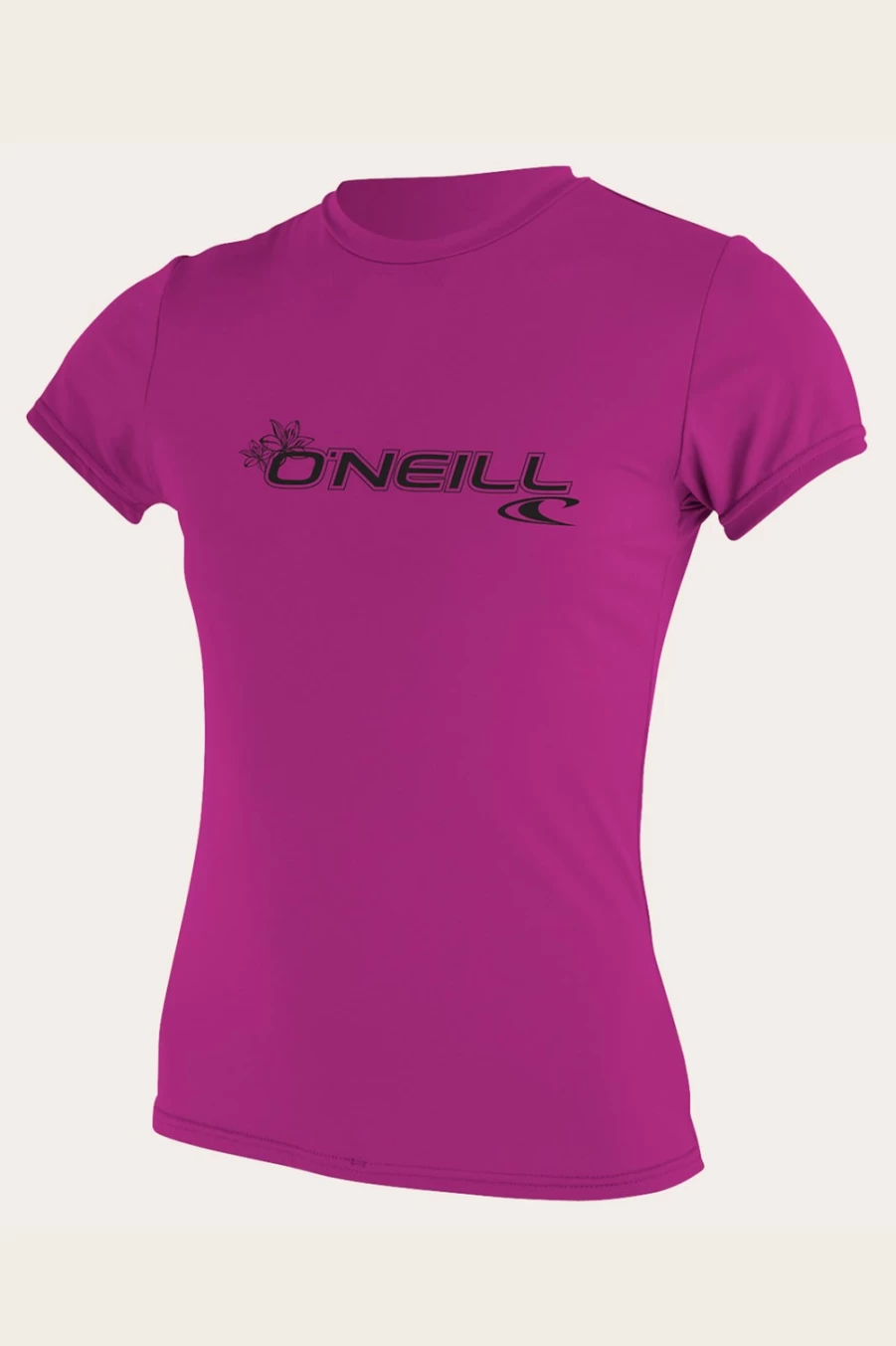 O'Neill Women's Foxpink Basic Short Sleeve Sun Shirt