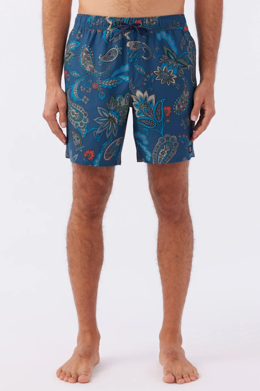 O'Neill Men's 17" Hermosa Boardshorts in Cadet Blue | Quick-Dry Swim Trunks for Men