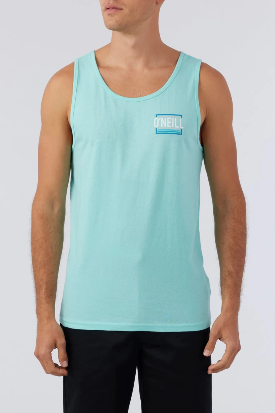 O'Neill Men's Turquoise Headquarters Tank Top