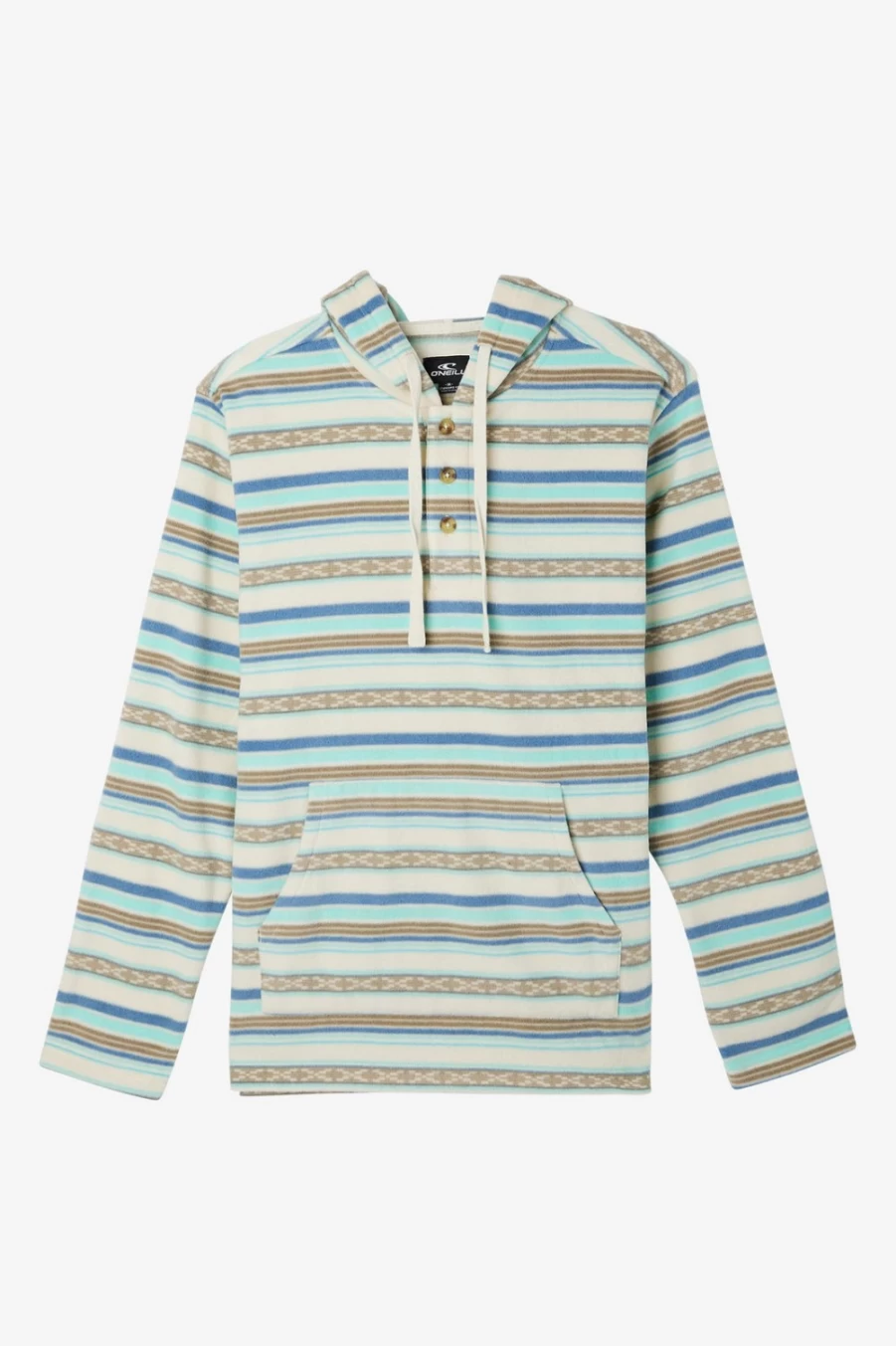 O'Neill Men's Cream Superfleece Poncho - Newman Style Winter Outerwear