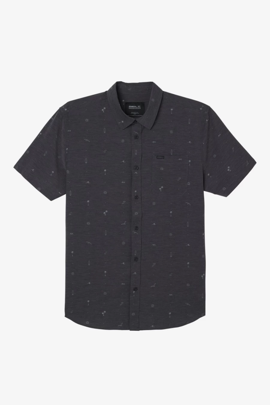 O'Neill Men's TRVLR UPF Traverse Standard Shirt - Black2