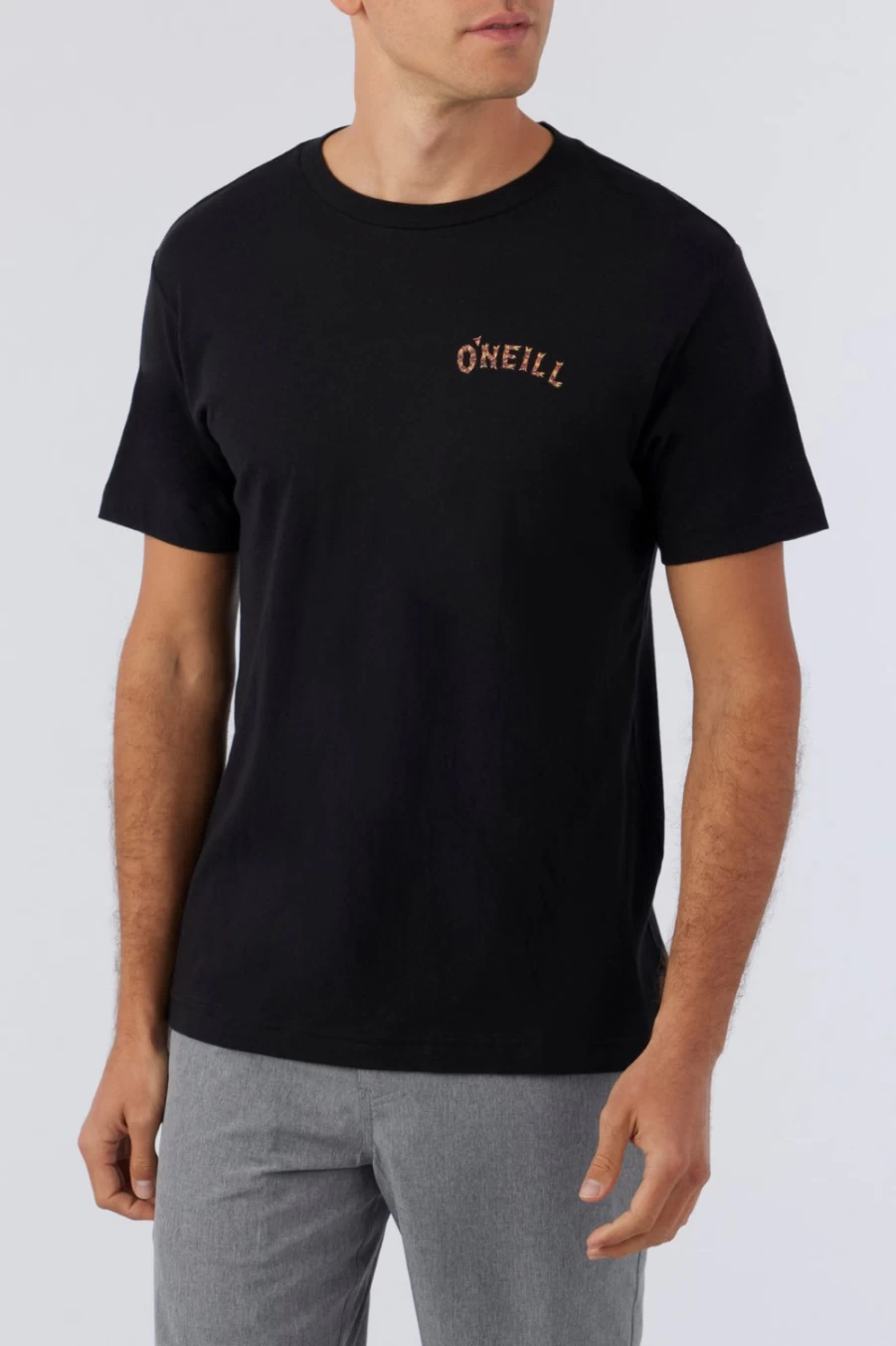 O'Neill Men's Piranha Artist Series Black Graphic Tee