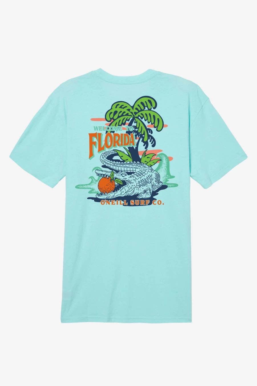O'Neill Men's Citrus State Tee - Turquoise Short Sleeve T-Shirt