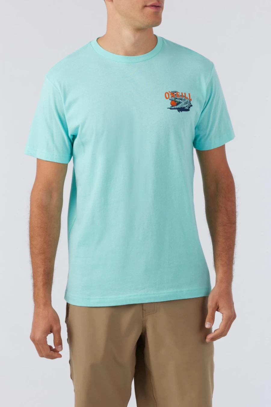 O'Neill Men's Citrus State Tee - Turquoise Short Sleeve T-Shirt