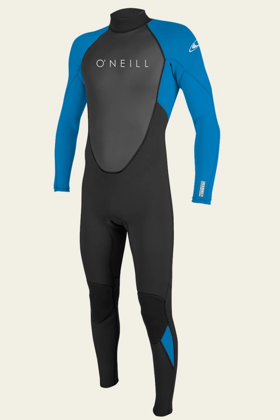 O'Neill Men's Reactor-2 3/2mm Back Zip Full Wetsuit - Black/Ocean