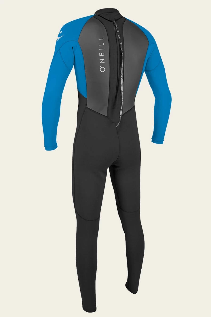 O'Neill Men's Reactor-2 3/2mm Back Zip Full Wetsuit - Black/Ocean