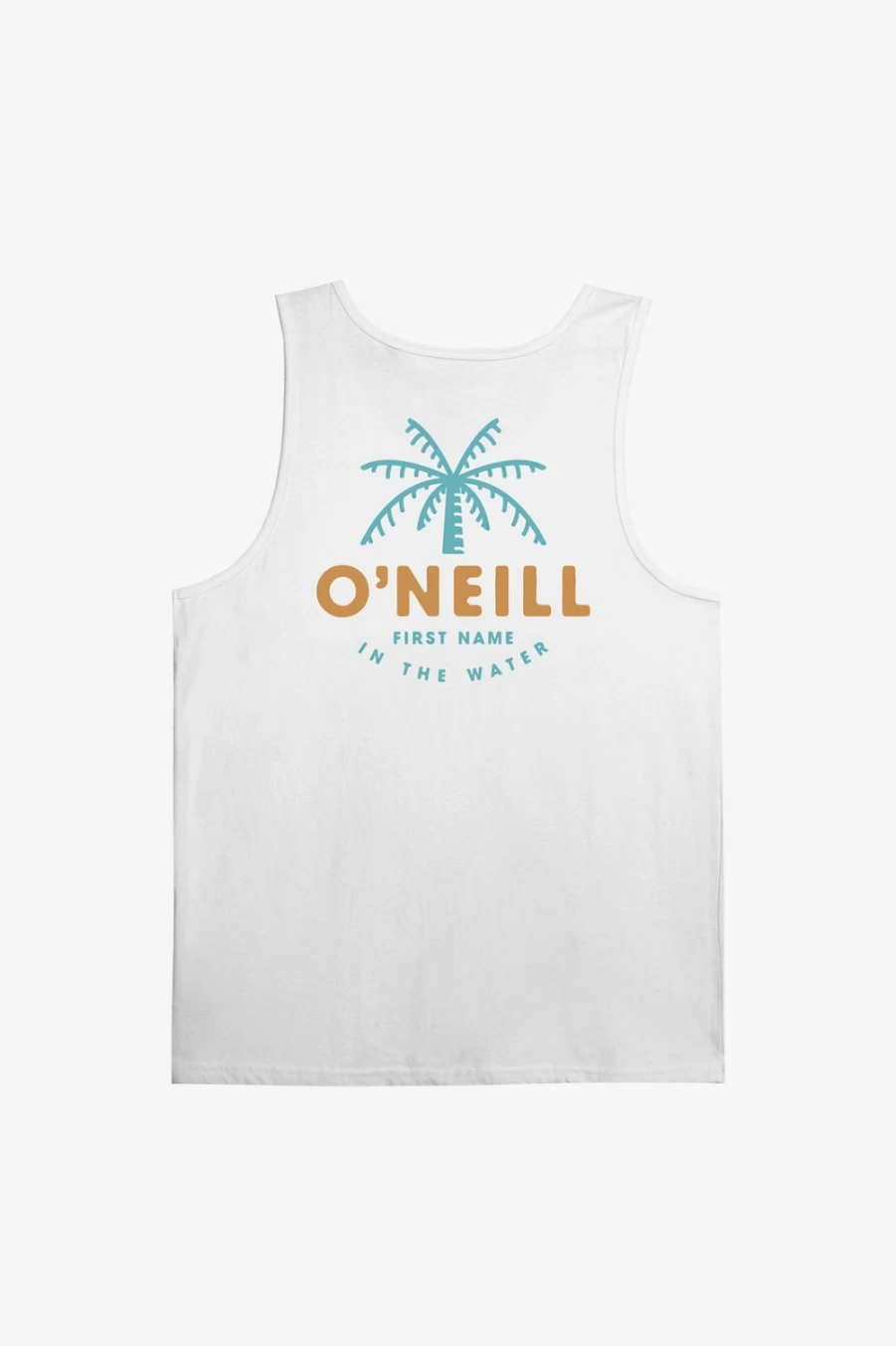 O'Neill Men's Shine Tank Top - White Athletic Performance Shirt