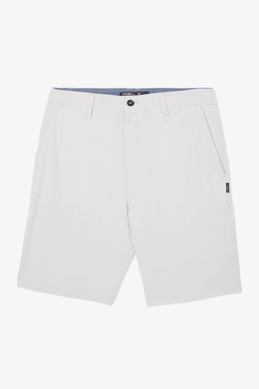 O'Neill Men's Reserve Heather 21" Hybrid Shorts in Fog Color
