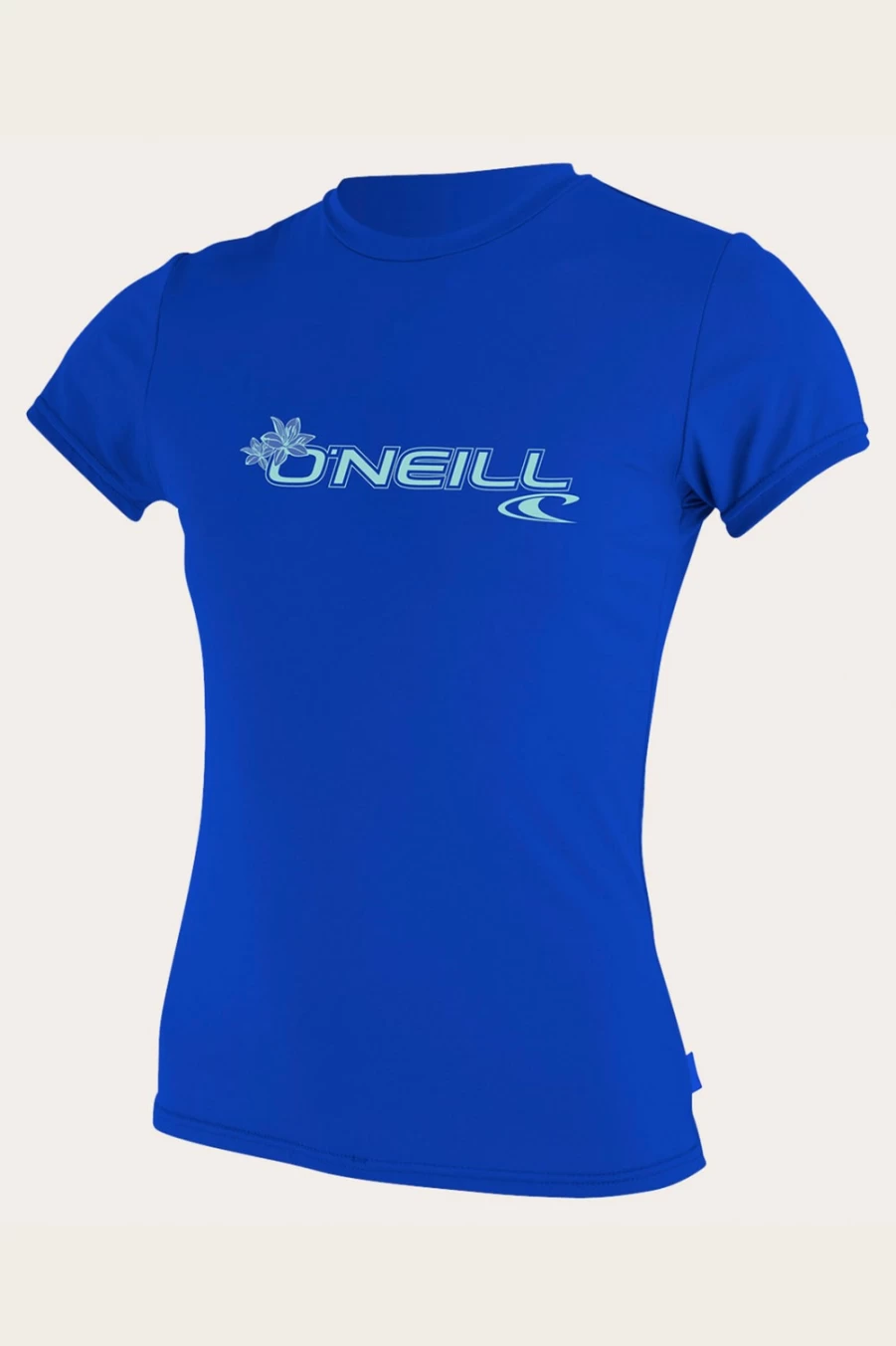 O'Neill Women's Basic Short Sleeve Sun Shirt in Tahiblu - UPF Protection Casual Beach Top