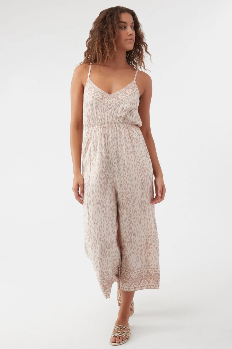 O'Neill Women's Almond Camile Jumpsuit - Stylish & Comfortable One-Piece Outfit