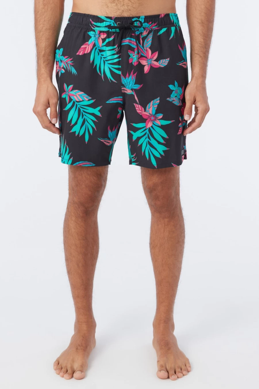 O'Neill Men's Hermosa Crew 17" Black Boardshorts