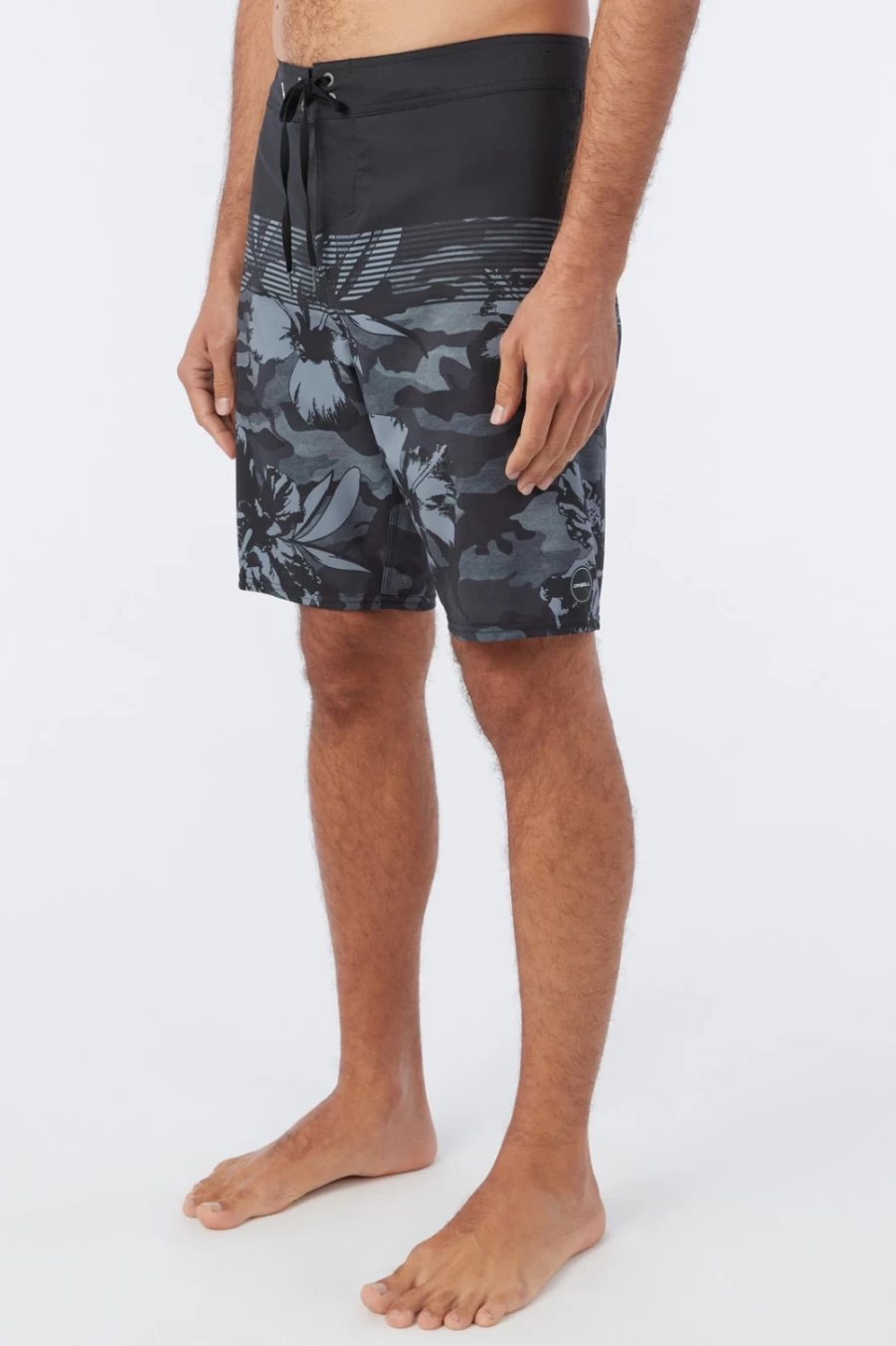 O'Neill Men's Hyperfreak Variety 20" Boardshorts - Blackcamo Swim Trunks for Surfing & Swimming