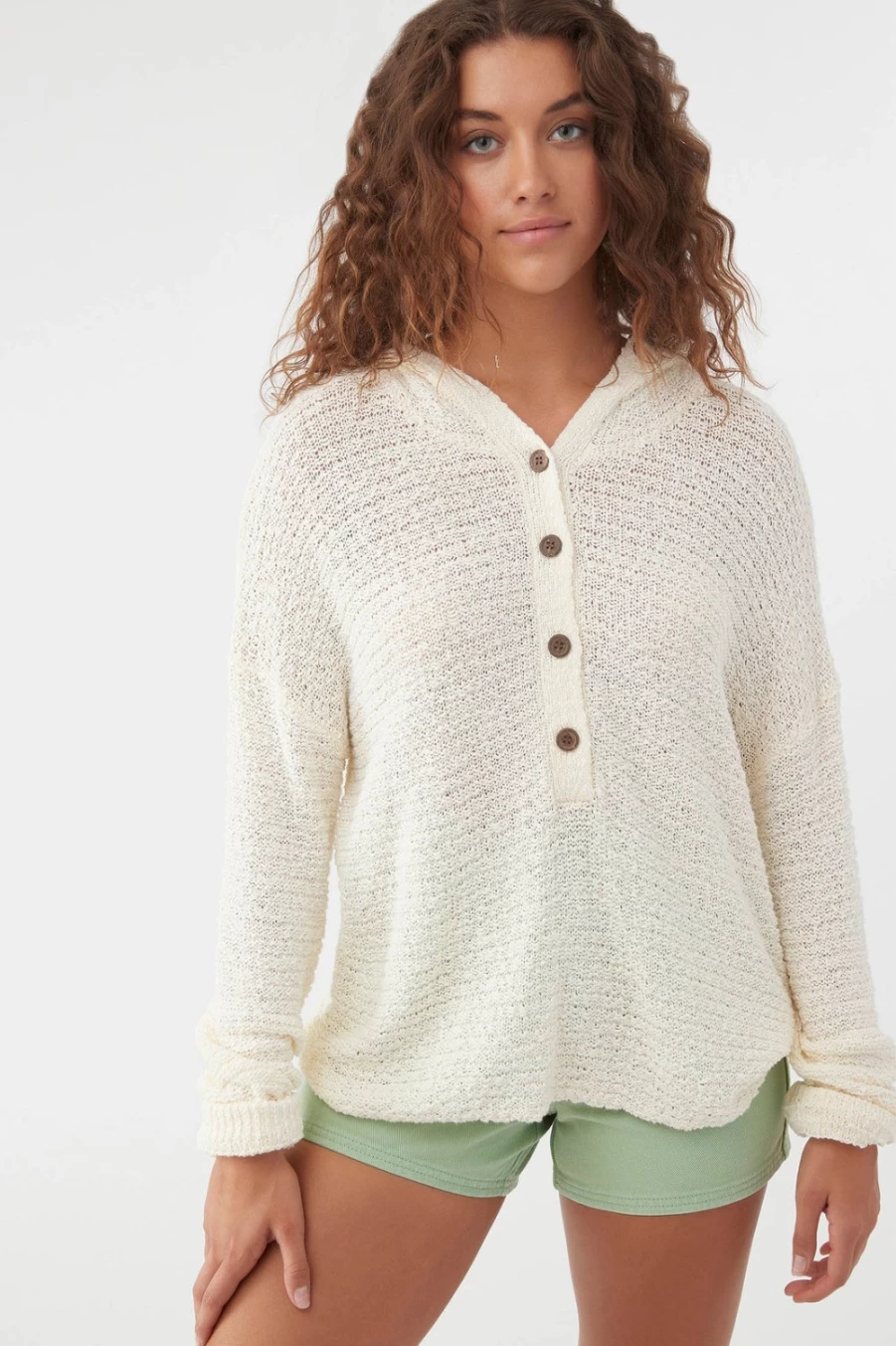O'Neill Women's Winterwhite Magic Hour Sweater - Cozy Knit Pullover for Casual Wear