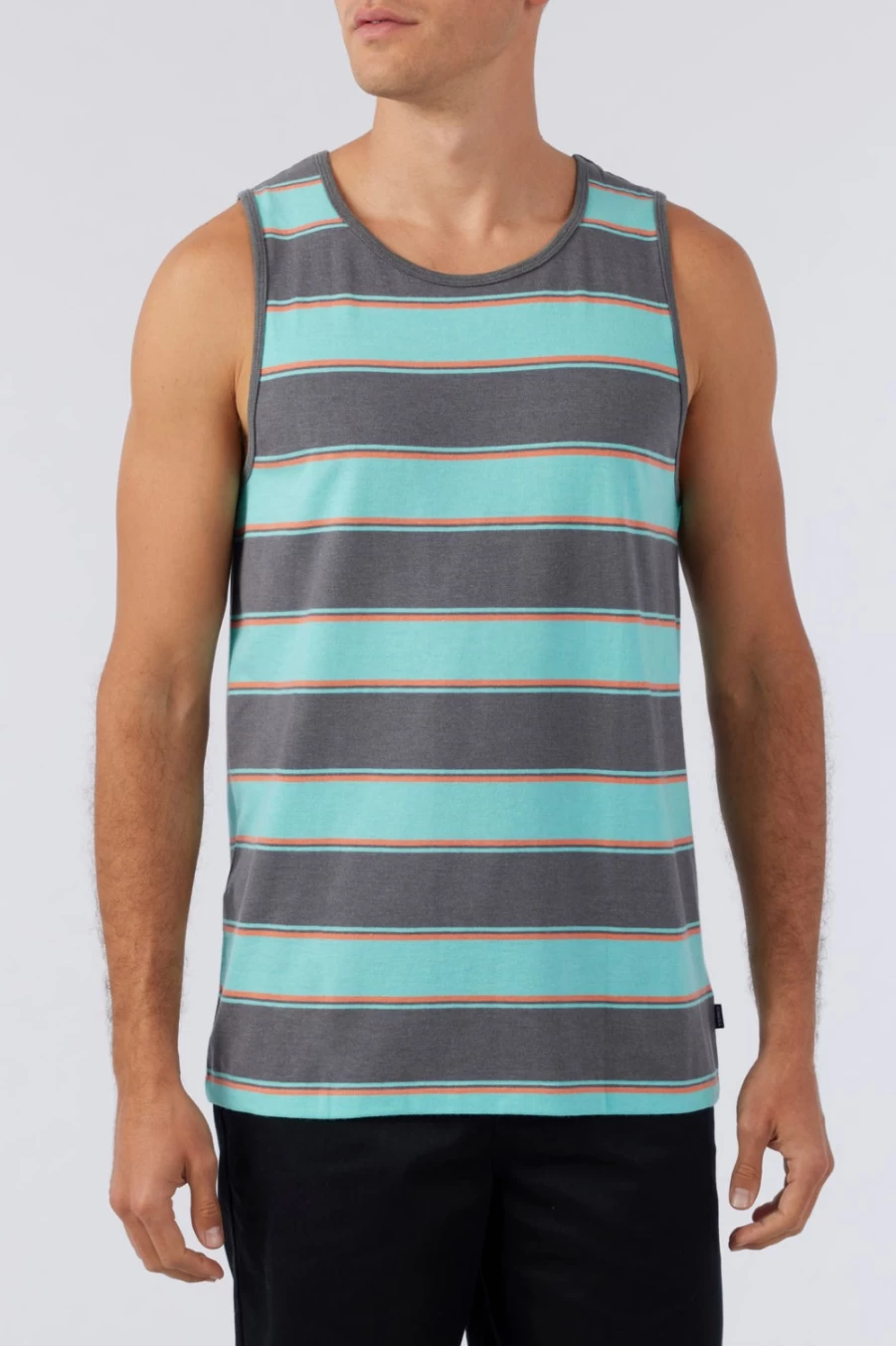 O'Neill Men's Grey Bolder Tank Top - Athletic Fit Quick-Dry Performance Shirt