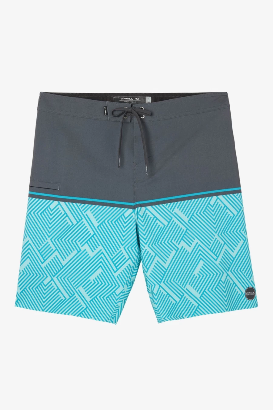 O'Neill Men's Hyperfreak Tech Traveler Nomad 20" Boardshorts - Turquoise