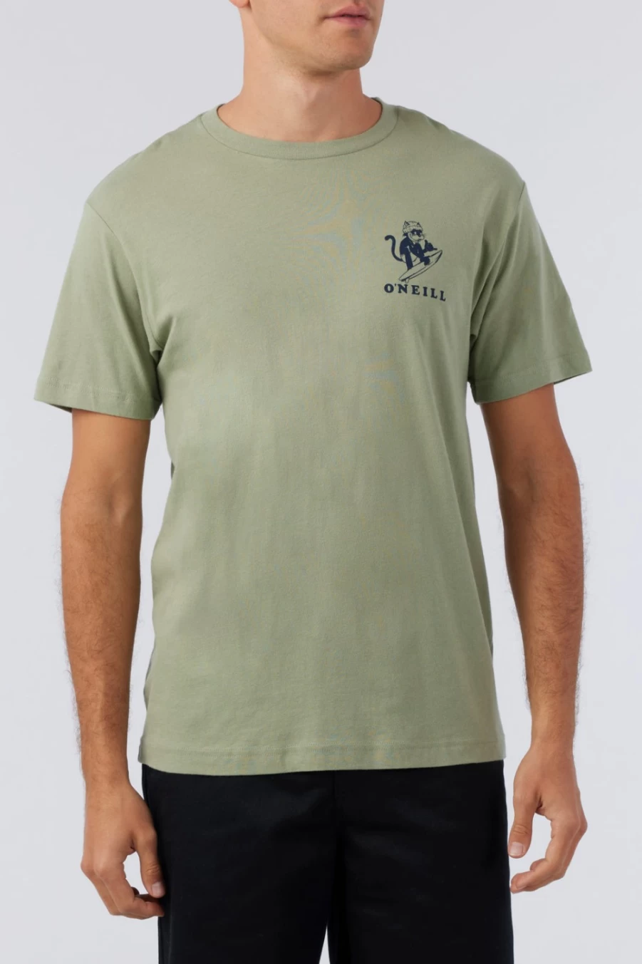 O'Neill Men's Military Green Sup Bro Tee - Casual Short Sleeve T-Shirt
