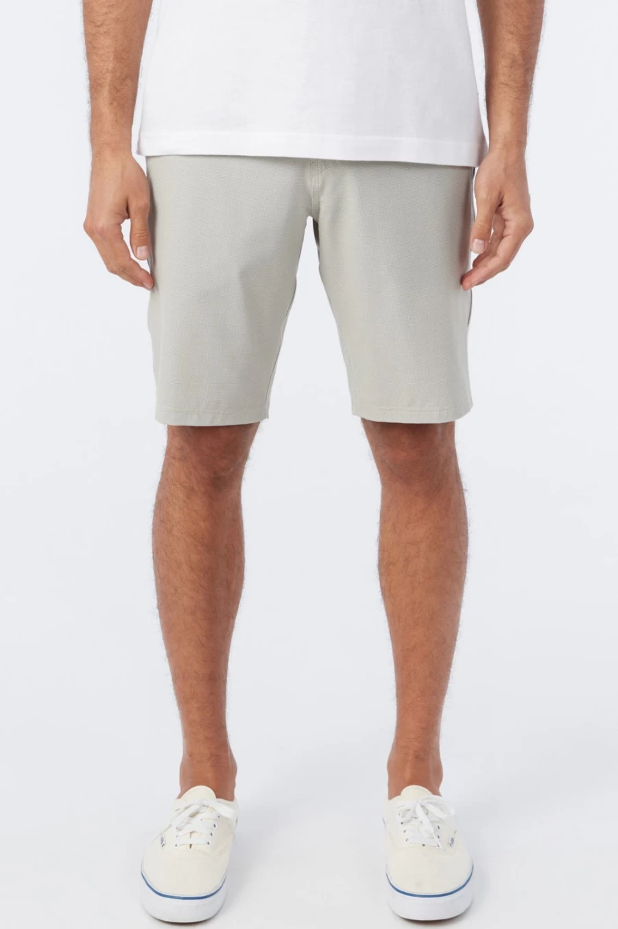 O'Neill Men's 20" Hybrid Shorts in Khaki - Stockton Print