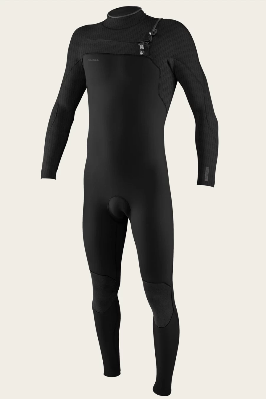 O'Neill Men's Hyperfreak 3/2mm Chest Zip Full Wetsuit - Black/Black (Blk/Blk)