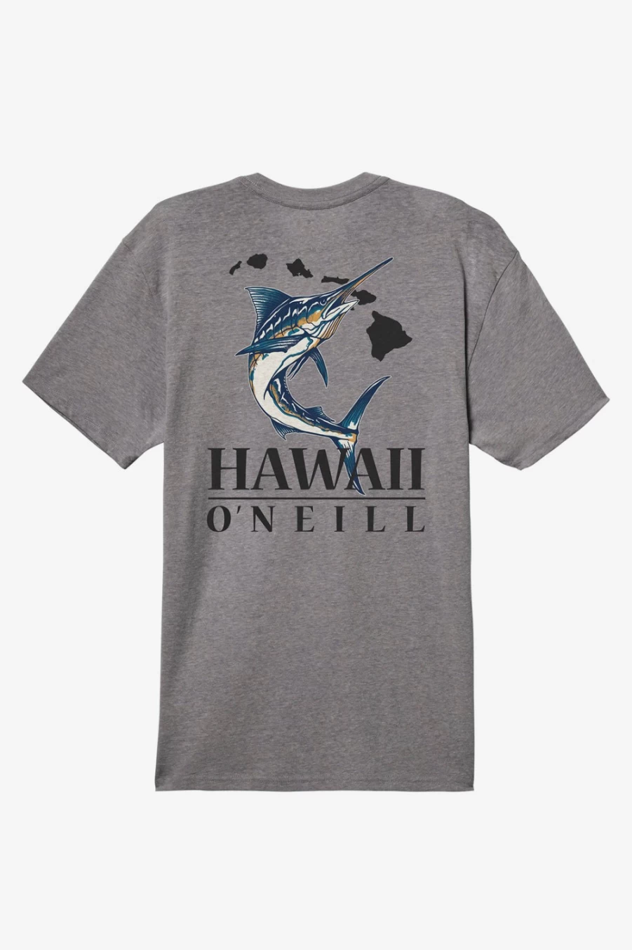 O'Neill Men's Heather Grey Flying High Tee - Classic Comfort Casual T-Shirt