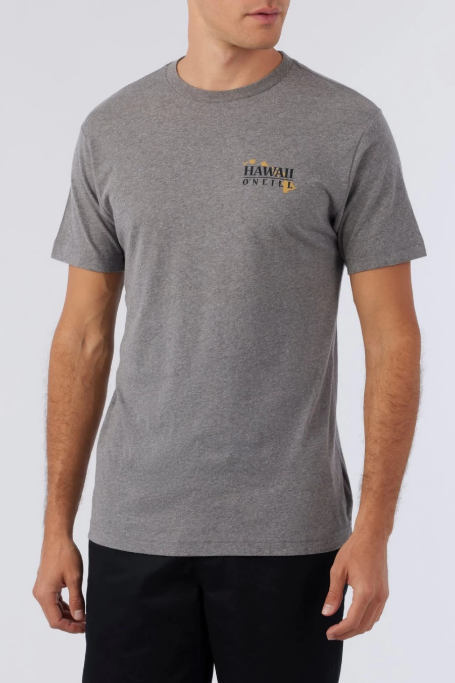 O'Neill Men's Heather Grey Flying High Tee - Classic Comfort Casual T-Shirt